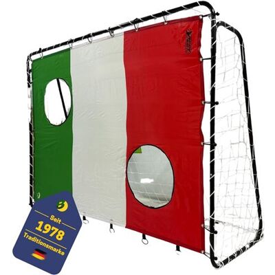 Non communiqué But de football 213 x 152 x 76 cm en noir avec cible de tir "Italie" - Publicité Non communiqué But de football 213 x 152 x 76 cm en noir avec cible de tir "Italie" - Publicité