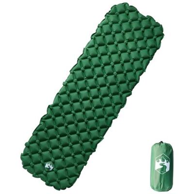 Matelas de camping gonflable vert - Matelas de camping - Publicité Matelas de camping gonflable vert - Matelas de camping - Publicité