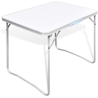 vidaXL Table de camping blanche - Camping table - Publicité vidaXL Table de camping blanche - Camping table - Publicité