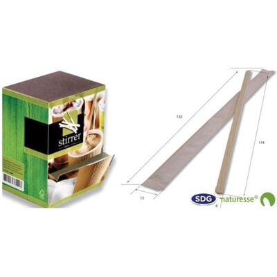 Non communiqué Agitateur Bois Naturel pour Café sous Sachet de 11,4 à 19 cm - SDG - x 10 000 - - Bois114 mm - Publicité Non communiqué Agitateur Bois Naturel pour Café sous Sachet de 11,4 à 19 cm - SDG - x 10 000 - - Bois114 mm - Publicité