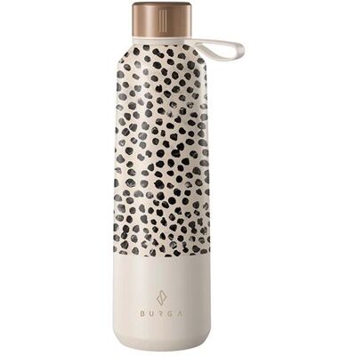 BURGA 500 ml - Bouteille Thermos - Almond Latte - Publicité BURGA 500 ml - Bouteille Thermos - Almond Latte - Publicité