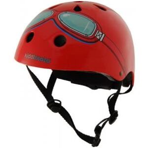 Kiddimoto Casque Helmets - Red Goggle Medium - Publicité Kiddimoto Casque Helmets - Red Goggle Medium - Publicité