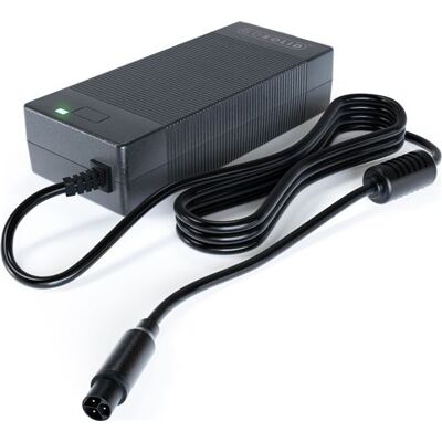 Non communiqué GO SOLID! Chargeur compatible avec vélo électrique Watt 42V / 2A (3 broches) - Publicité Non communiqué GO SOLID! Chargeur compatible avec vélo électrique Watt 42V / 2A (3 broches) - Publicité