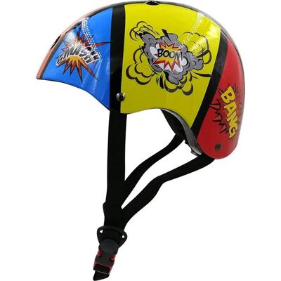 Non communiqué Casque de vélo cartoon multicolore - Publicité Non communiqué Casque de vélo cartoon multicolore - Publicité