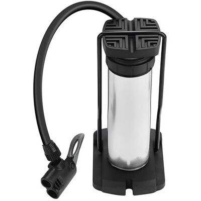 Non communiqué Pompe à Pied Compacte 17x4.5cm Pression Jusqu'à 100 PSI pour Vélo et Moto Noir / Argent - Publicité Non communiqué Pompe à Pied Compacte 17x4.5cm Pression Jusqu'à 100 PSI pour Vélo et Moto Noir / Argent - Publicité