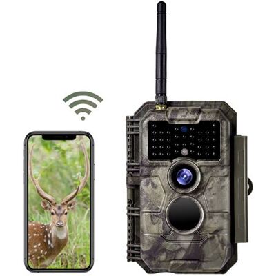Non communiqué BLAZEVIDEO WiFi Caméra de Chasse 24MP 1296P Vidéo avec contrôle Bluetooth Vision Nocturne de 23m, IP66 Étanche et Détection de Mouvement - Publicité Non communiqué BLAZEVIDEO WiFi Caméra de Chasse 24MP 1296P Vidéo avec contrôle Bluetooth Vision Nocturne de 23m, IP66 Étanche et Détection de Mouvement - Publicité
