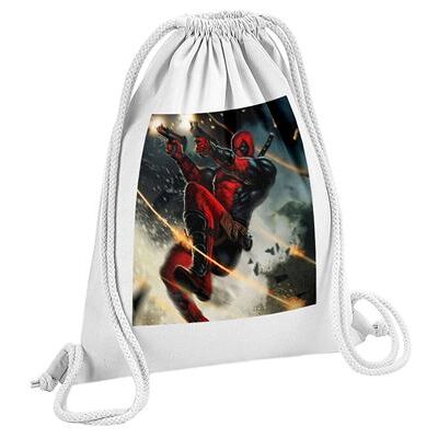 Non communiqué Fabulous Sac de Gym en Coton Blanc Deadpool Arme Tir 12 Litres - Publicité Non communiqué Fabulous Sac de Gym en Coton Blanc Deadpool Arme Tir 12 Litres - Publicité