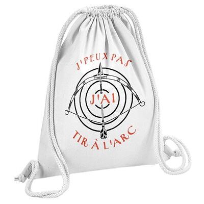 Non communiqué Fabulous Sac de Gym en Coton Blanc J'peux pas j'ai Tir à l'arc 12 Litres - Publicité Non communiqué Fabulous Sac de Gym en Coton Blanc J'peux pas j'ai Tir à l'arc 12 Litres - Publicité