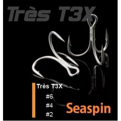 Seaspin très sw 6 triple treble pack de 6 hameçons - Publicité Seaspin très sw 6 triple treble pack de 6 hameçons - Publicité