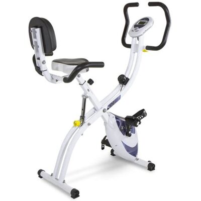 Tecnovita Vélo d'appartement X_TRI II YF910 - Pliable - Semi-allongé - Blanc - Publicité Tecnovita Vélo d'appartement X_TRI II YF910 - Pliable - Semi-allongé - Blanc - Publicité