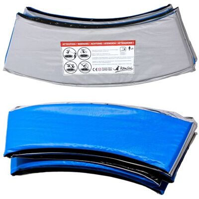 Non communiqué KANGUI Coussin de protection trampoline Ø 305 cm Bleu et Gris - Publicité Non communiqué KANGUI Coussin de protection trampoline Ø 305 cm Bleu et Gris - Publicité