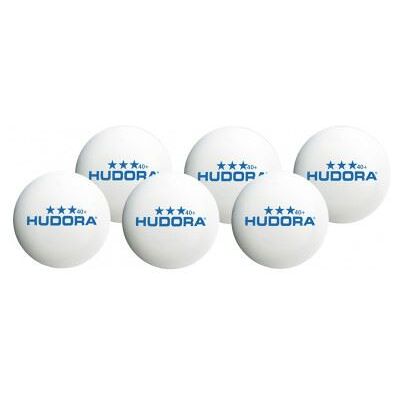 Hudora 40+ - Set De 6 Balles De Tennis De table - Blanc - Publicité Hudora 40+ - Set De 6 Balles De Tennis De table - Blanc - Publicité