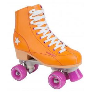 Hudora Patins à Roulettes Disco - Rollers - ORANGE/VIOLET - Taille 35 - Publicité Hudora Patins à Roulettes Disco - Rollers - ORANGE/VIOLET - Taille 35 - Publicité