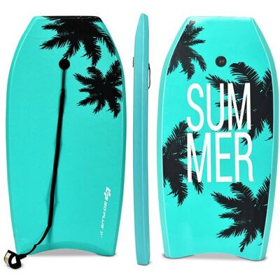 Non communiqué planche de surf 41 pouces giantex 105 x 51 x 6cm bodyboard, avec dessin de cocotier, avec 90cm de corde pour débutants,amateurs - Publicité Non communiqué planche de surf 41 pouces giantex 105 x 51 x 6cm bodyboard, avec dessin de cocotier, avec 90cm de corde pour débutants,amateurs - Publicité