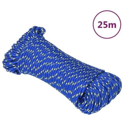 vidaXL Corde Marine Bleue 5 mm 25 m - Corde marine - Publicité vidaXL Corde Marine Bleue 5 mm 25 m - Corde marine - Publicité