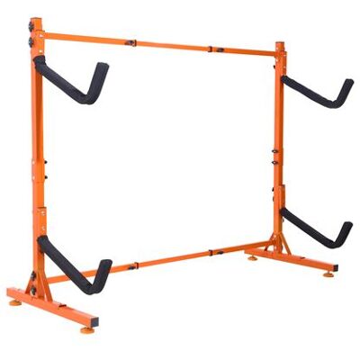 Support à Kayak VEVOR - Rangement extérieur ajustable pour 2 kayaks - Publicité Support à Kayak VEVOR - Rangement extérieur ajustable pour 2 kayaks - Publicité