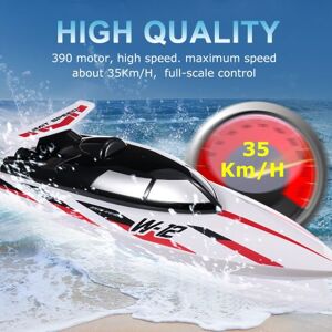 WLtoys WL912-A 35KM / H 2.4G haute vitesse RC bateau télécommande jouets télécommandés Bateau de course RC avec flip de direction automatique - Publicité WLtoys WL912-A 35KM / H 2.4G haute vitesse RC bateau télécommande jouets télécommandés Bateau de course RC avec flip de direction automatique - Publicité