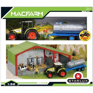 Ensemble Agricole Tracteur Claas de Starlux - Étable à Construire, Compétences Moteur - Publicité Ensemble Agricole Tracteur Claas de Starlux - Étable à Construire, Compétences Moteur - Publicité