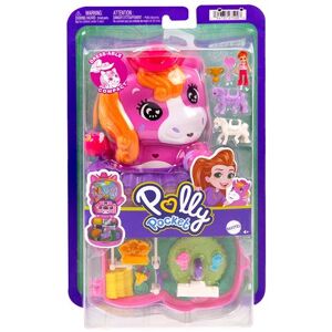 Polly Pocket - Playset Lunapark Arc-en-Ciel avec 3 manèges, 7 Zones de Jeu, 2 Micro Poupées Polly et Shani, 2 Licornes et 25 Surprises, Jouet pour Enfants 4+ Ans, GYK44 Polly Pocket - Playset Lunapark Arc-en-Ciel avec 3 manèges, 7 Zones de Jeu, 2 Micro Poupées Polly et Shani, 2 Licornes et 25 Surprises, Jouet pour Enfants 4+ Ans, GYK44
