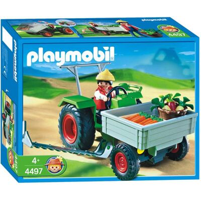Playmobil 4497 Fermière/tracteur faucheuse - Publicité Playmobil 4497 Fermière/tracteur faucheuse - Publicité