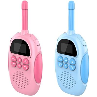 Non communiqué Talkie Walkie Enfants DJ100 Wireless 3km Appel enfant extérieur jouet interactif 1 Rose 1 Bleu Bleu - Publicité Non communiqué Talkie Walkie Enfants DJ100 Wireless 3km Appel enfant extérieur jouet interactif 1 Rose 1 Bleu Bleu - Publicité