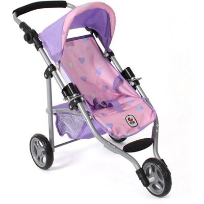 Non communiqué Poupées Jogging-Buggy LOLA Cœur violet-rose - Publicité Non communiqué Poupées Jogging-Buggy LOLA Cœur violet-rose - Publicité