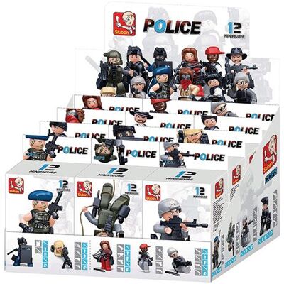 SLUBAN M38-b0586 - Ensemble de jouets policiers et voleurs - 12 modèles - Publicité SLUBAN M38-b0586 - Ensemble de jouets policiers et voleurs - 12 modèles - Publicité