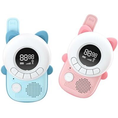 Non communiqué Paire de Talkie-walkie Enfant avec Écran LCD Rétroéclairé Modèle Miaou TechKidz Bleu Bleu - Publicité Non communiqué Paire de Talkie-walkie Enfant avec Écran LCD Rétroéclairé Modèle Miaou TechKidz Bleu Bleu - Publicité