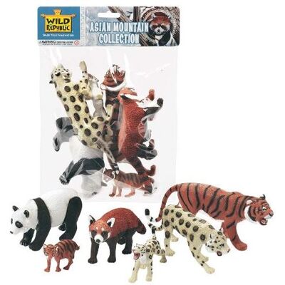 Wild Republic Panda, Léopards des neiges, Tigres, Sacoche en panda rouge pour montagne asiatique, 6 Pièces Rouge - Publicité Wild Republic Panda, Léopards des neiges, Tigres, Sacoche en panda rouge pour montagne asiatique, 6 Pièces Rouge - Publicité