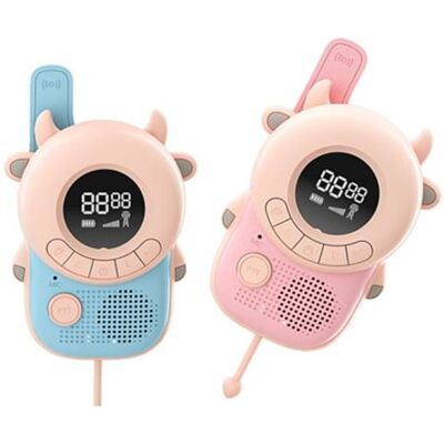Non communiqué Paire de Talkie-walkie Enfant avec Écran LCD Modèle Meuh-meuh TechKidz Bleu / Rose Bleu / Rose - Publicité Non communiqué Paire de Talkie-walkie Enfant avec Écran LCD Modèle Meuh-meuh TechKidz Bleu / Rose Bleu / Rose - Publicité