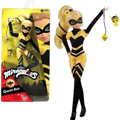 Non communiqué Miraculous Ladybug Poupée mannequin 26 cm : Queen Bee BANDAI - Publicité Non communiqué Miraculous Ladybug Poupée mannequin 26 cm : Queen Bee BANDAI - Publicité