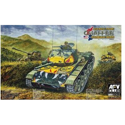AFV Club M24 Chaffee Char US Army Guerre de Corée - Maquette 1:35 - Publicité AFV Club M24 Chaffee Char US Army Guerre de Corée - Maquette 1:35 - Publicité
