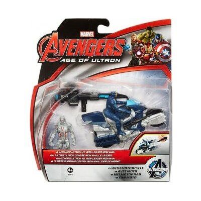 Hasbro - 2 figurines : l'ultime ultron vs et iron man le leader avec moto - avengers - Publicité Hasbro - 2 figurines : l'ultime ultron vs et iron man le leader avec moto - avengers - Publicité
