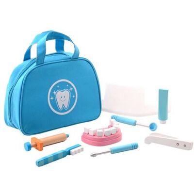 Jouéco Jeu de Dentiste en Sac - 9 pièces pour enfants 36+ mois - Publicité Jouéco Jeu de Dentiste en Sac - 9 pièces pour enfants 36+ mois - Publicité