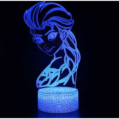 Stack Lampe 3D Tactile Veilleuses Enfant 7 Couleurs avec Telecommande - Frozen #1090 - Publicité Stack Lampe 3D Tactile Veilleuses Enfant 7 Couleurs avec Telecommande - Frozen #1090 - Publicité