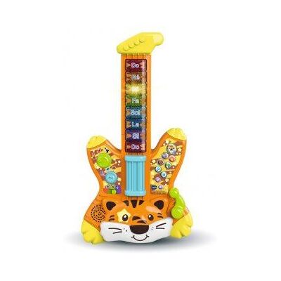 Non communiqué Guitare electrique lumineuse et interactive tigre bebe enfant 2-5 ans - jungle rock star - jouet d'eveil musical vtech - Publicité Non communiqué Guitare electrique lumineuse et interactive tigre bebe enfant 2-5 ans - jungle rock star - jouet d'eveil musical vtech - Publicité