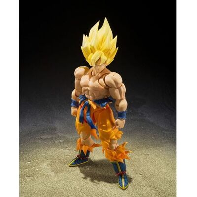 Bandai Dragon Ball - Figurine S.H. Figuarts Super Saiyan Son Goku Legendary Super Saiyan (Best Selection) 15 cm - Publicité Bandai Dragon Ball - Figurine S.H. Figuarts Super Saiyan Son Goku Legendary Super Saiyan (Best Selection) 15 cm - Publicité