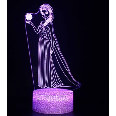 Stack Lampe 3D Tactile Veilleuses Enfant 7 Couleurs avec Telecommande - Frozen #1127 - Publicité Stack Lampe 3D Tactile Veilleuses Enfant 7 Couleurs avec Telecommande - Frozen #1127 - Publicité