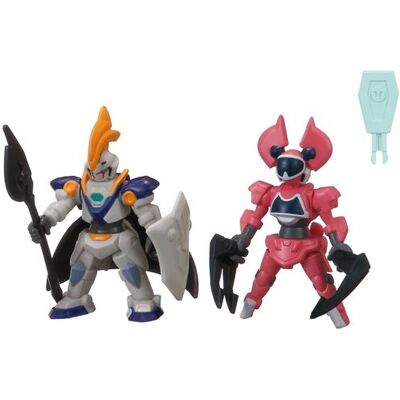 Bandai Cardboard Battle Machine Lbx Battle Custom Figure Set Lbx Eltion & Lbx Minerva - Publicité Bandai Cardboard Battle Machine Lbx Battle Custom Figure Set Lbx Eltion & Lbx Minerva - Publicité