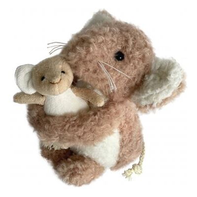 Non communiqué Peluche Camelia la souris avec son bebe Marron - Publicité Non communiqué Peluche Camelia la souris avec son bebe Marron - Publicité