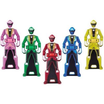 Bandai Gokaiger Série de Clés de Rangers - Ensemble de clés de jouet - Publicité Bandai Gokaiger Série de Clés de Rangers - Ensemble de clés de jouet - Publicité