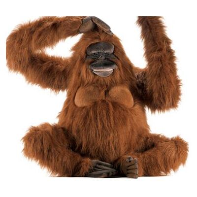 Anima Hansa Peluche Geante Orang Outang 90 cm H Orange - Publicité Anima Hansa Peluche Geante Orang Outang 90 cm H Orange - Publicité