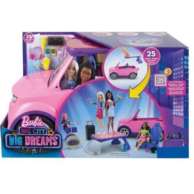 Non communiqué Vehicule de concert transformable barbie - voiture 4x4 et accessoires - rose violet - set jouet auto star + carte animaux Rose - Publicité Non communiqué Vehicule de concert transformable barbie - voiture 4x4 et accessoires - rose violet - set jouet auto star + carte animaux Rose - Publicité