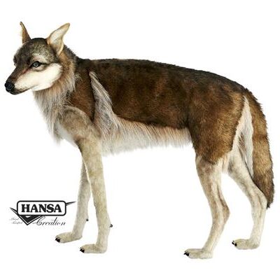 Hansa peluche geante Loup 4 Pattes 105cmL Multicolore - Publicité Hansa peluche geante Loup 4 Pattes 105cmL Multicolore - Publicité