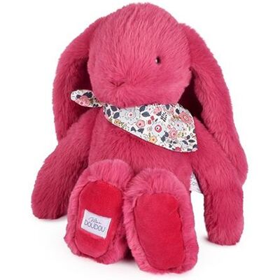 Non communiqué Peluche lapin fuchsia - 35cm - Lapin Fleurette Rose - Publicité Non communiqué Peluche lapin fuchsia - 35cm - Lapin Fleurette Rose - Publicité