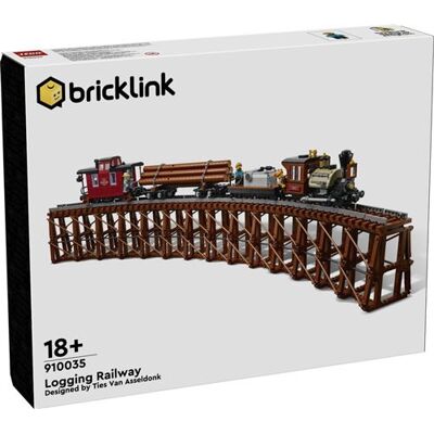 Lego Rail de transport de bois - Ensemble train jouet - Publicité Lego Rail de transport de bois - Ensemble train jouet - Publicité