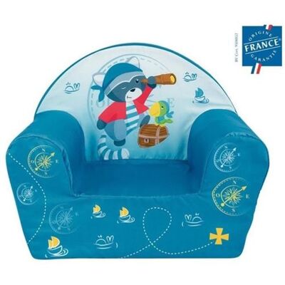 Non communiqué JOHN LE RATON Fauteuil club enfant Bleu - Publicité Non communiqué JOHN LE RATON Fauteuil club enfant Bleu - Publicité