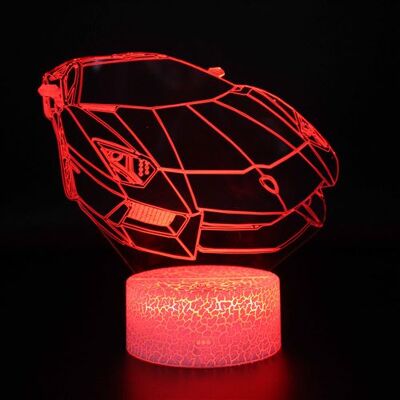 Stack Lampe 3D Tactile Veilleuses Enfant 7 Couleurs avec Telecommande - Voiture #124 - Publicité Stack Lampe 3D Tactile Veilleuses Enfant 7 Couleurs avec Telecommande - Voiture #124 - Publicité