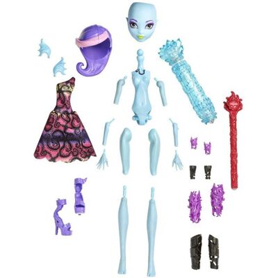 Monster high - y7725 - poupée - pack recharges créature - bleu multicolore - Publicité Monster high - y7725 - poupée - pack recharges créature - bleu multicolore - Publicité