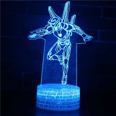 Stack Lampe 3D Tactile Veilleuses Enfant 7 Couleurs avec Telecommande - Iron man #215 - Publicité Stack Lampe 3D Tactile Veilleuses Enfant 7 Couleurs avec Telecommande - Iron man #215 - Publicité
